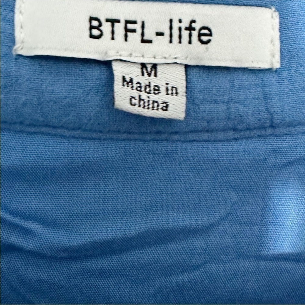 BTFL-life Blue Angel Gauze Tier Dress - Picture 5 of 12